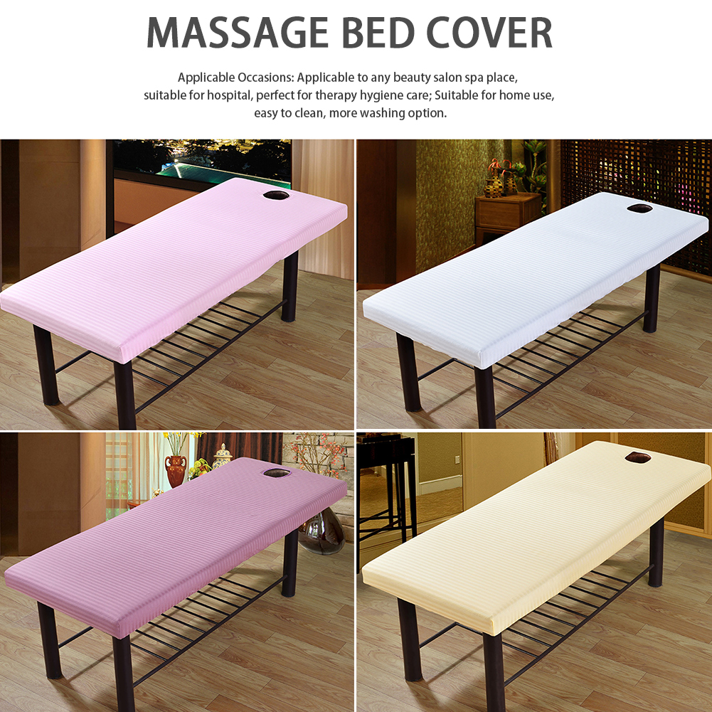 Bedding With Face Hole Massage Bed Cover Spa Full Wrap Table She